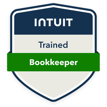 Intuit Trained Bookkeeper certification badge